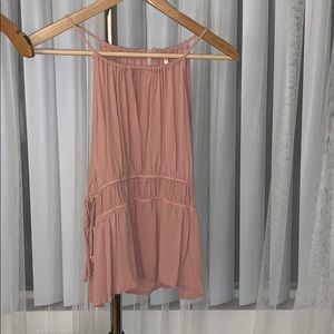 Blush sleeveless top
